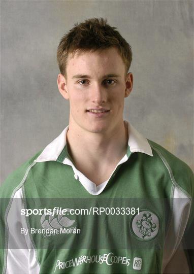 Ireland Rugby U20 Squad Portraits