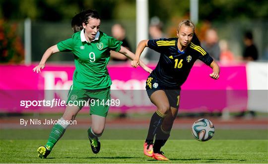Republic of Ireland v Sweden - UEFA Women's Under 19 Championships Qualifying Round Group 6