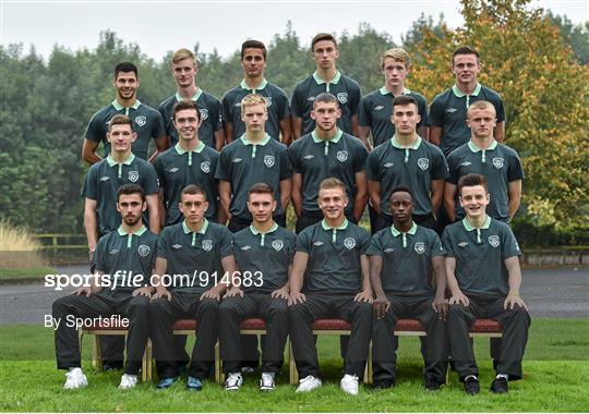 Republic of Ireland U17 Squad Portraits