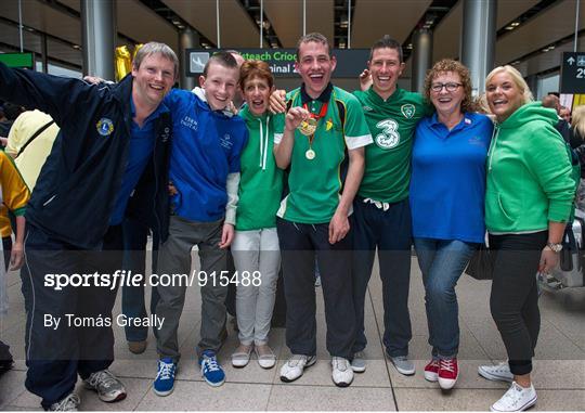 Team Ireland Return from the 2014 Special Olympics European Games