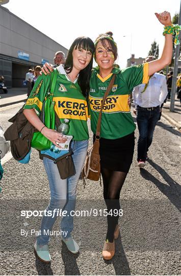 Supporters at the GAA Football All Ireland Senior Championship Final