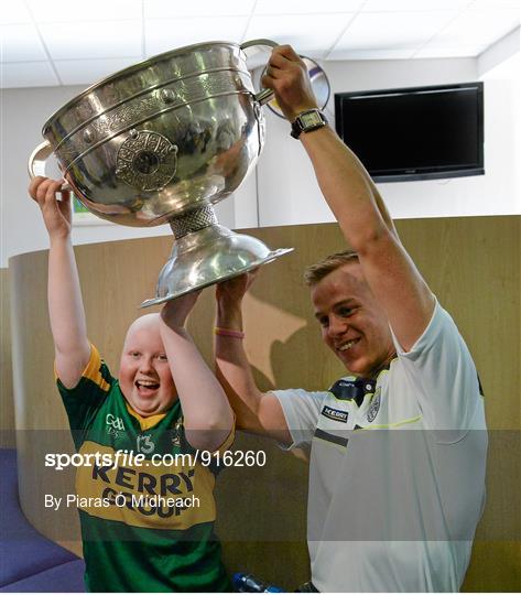 Victorious Kerry Team visit Our Lady's Children Hospital, Crumlin