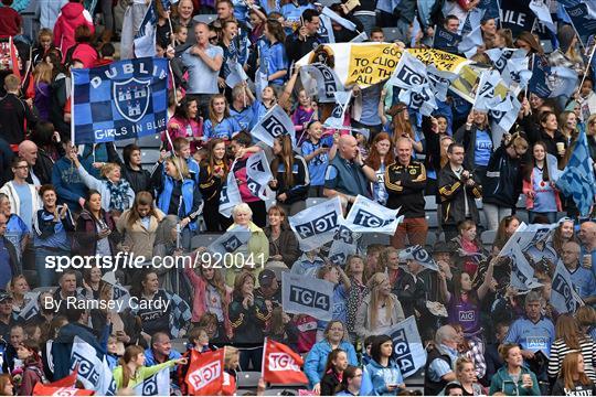 Supporters at the TG4 All-Ireland Ladies Football Finals Day