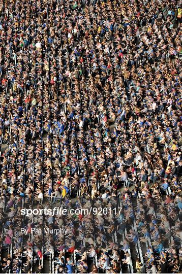 Supporters at the GAA Hurling All-Ireland Senior Championship Final Replay