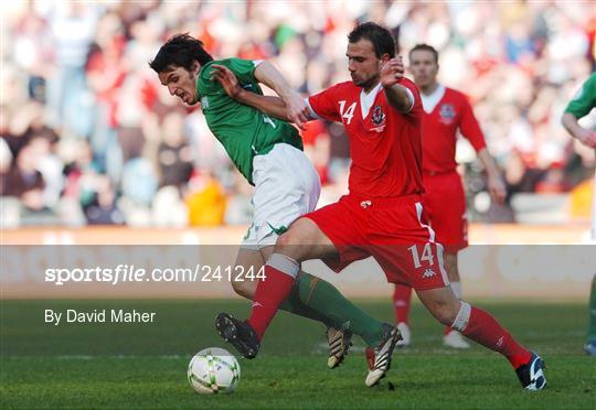 Republic of Ireland v Wales - 2008 European Championship Qualifier Republic of Ireland v Wales - 2008 European Championship Qualifier