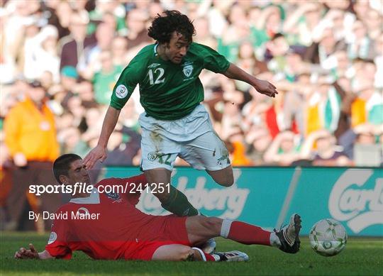 Republic of Ireland v Wales - 2008 European Championship Qualifier Republic of Ireland v Wales - 2008 European Championship Qualifier