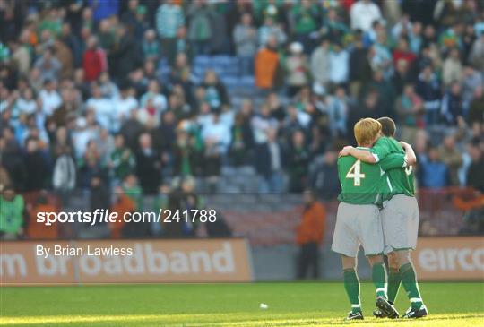 Republic of Ireland v Wales - 2008 European Championship Qualifier Republic of Ireland v Wales - 2008 European Championship Qualifier