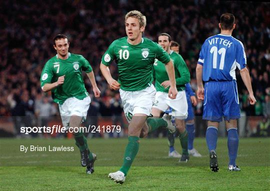 Republic of Ireland v Slovakia - 2008 European Championship Qualifier Republic of Ireland v Slovakia - 2008 European Championship Qualifier