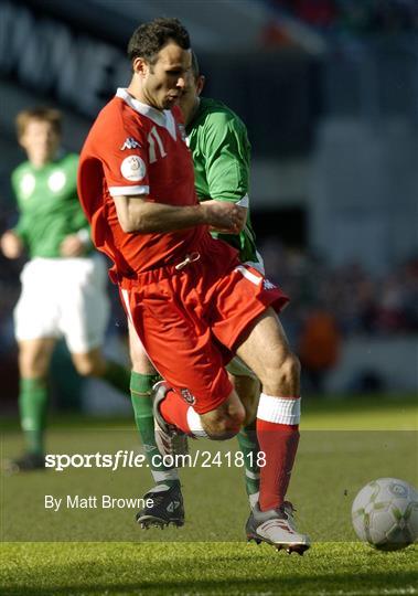 Republic of Ireland v Wales - 2008 European Championship Qualifier Republic of Ireland v Wales - 2008 European Championship Qualifier