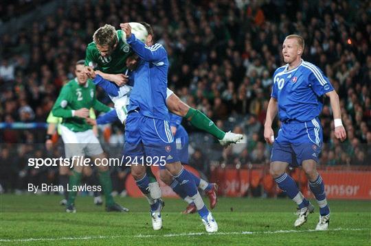 Republic of Ireland v Slovakia - 2008 European Championship Qualifier Republic of Ireland v Slovakia - 2008 European Championship Qualifier