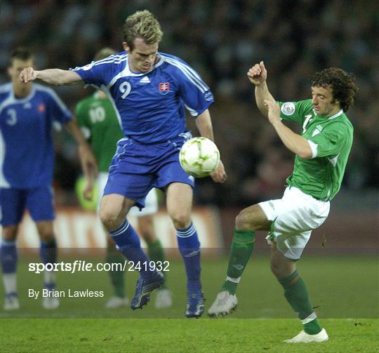 Republic of Ireland v Slovakia - 2008 European Championship Qualifier Republic of Ireland v Slovakia - 2008 European Championship Qualifier