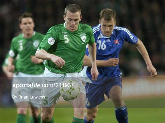 Republic of Ireland v Slovakia - 2008 European Championship Qualifier Republic of Ireland v Slovakia - 2008 European Championship Qualifier