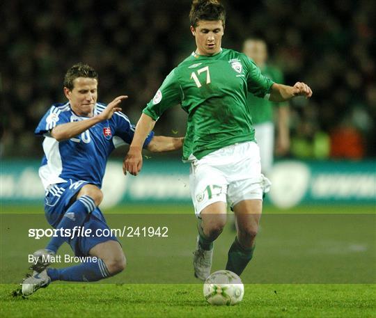 Republic of Ireland v Slovakia - 2008 European Championship Qualifier Republic of Ireland v Slovakia - 2008 European Championship Qualifier