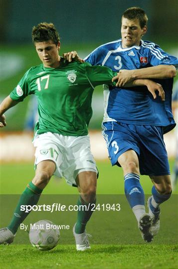 Republic of Ireland v Slovakia - 2008 European Championship Qualifier