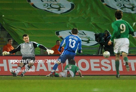 Republic of Ireland v Slovakia - 2008 European Championship Qualifier Republic of Ireland v Slovakia - 2008 European Championship Qualifier