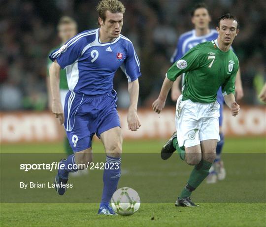Republic of Ireland v Slovakia - 2008 European Championship Qualifier Republic of Ireland v Slovakia - 2008 European Championship Qualifier