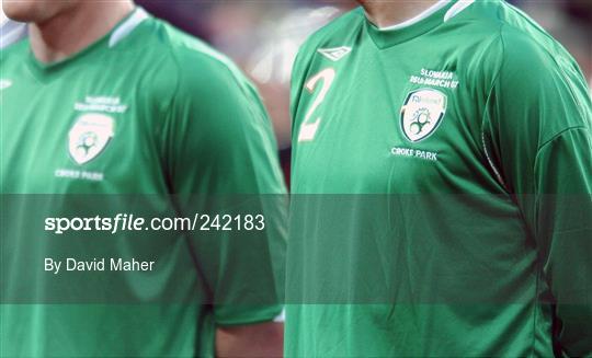 Republic of Ireland v Slovakia - 2008 European Championship Qualifier Republic of Ireland v Slovakia - 2008 European Championship Qualifier