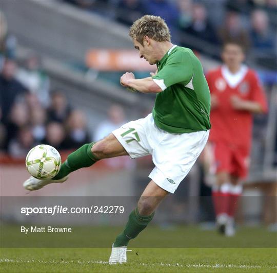 Republic of Ireland v Wales - 2008 European Championship Qualifier Republic of Ireland v Wales - 2008 European Championship Qualifier