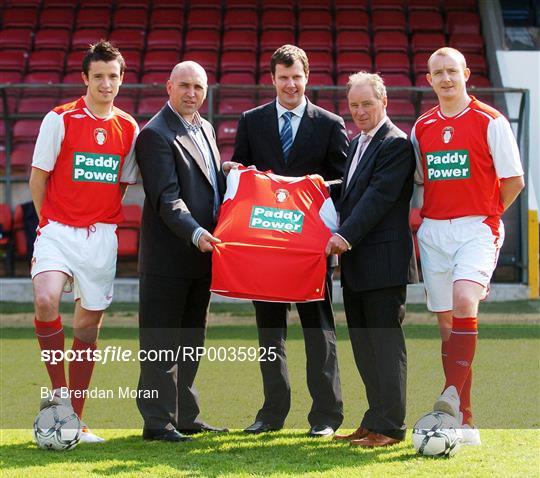 Paddy Power to sponsor St. Patrick's Athletic FC