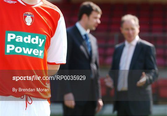 Paddy Power to sponsor St. Patrick's Athletic FC