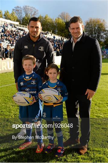 Mascots at Leinster v Wasps - European Rugby Champions Cup 2014/15 Pool 2 Round 1