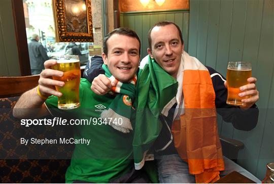 Republic of Ireland Fans in Glasgow