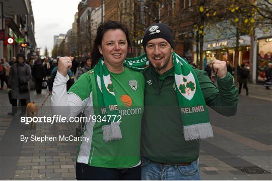 Republic of Ireland Fans in Glasgow