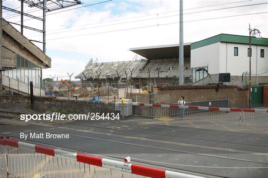 Demolition of East Stand - Lansdowne Road Demolition of East Stand - Lansdowne Road