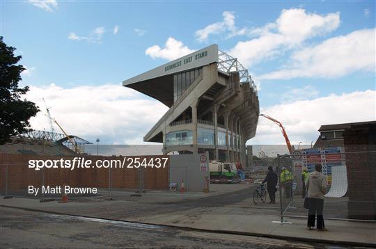 Demolition of East Stand - Lansdowne Road Demolition of East Stand - Lansdowne Road