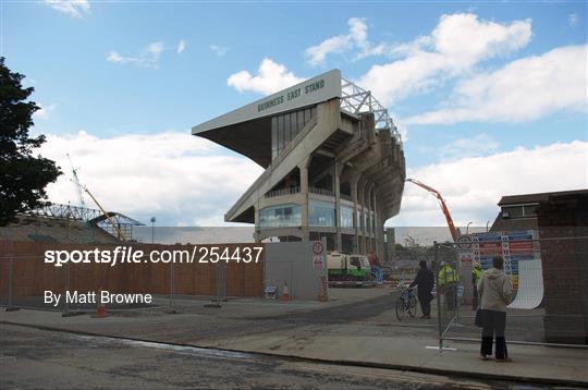 Demolition of East Stand - Lansdowne Road