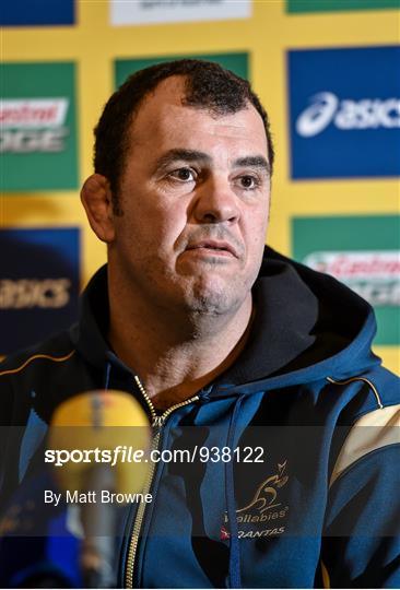 Australia Rugby Press Conference - Thursday 20th November