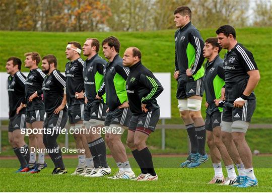 Munster Rugby Squad Training