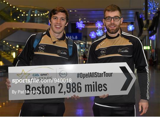 GAA GPA All Star Tour 2014, sponsored by Opel, Departs for Boston