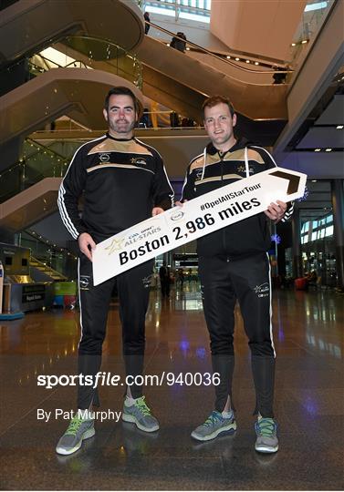 GAA GPA All Star Tour 2014, sponsored by Opel, Departs for Boston