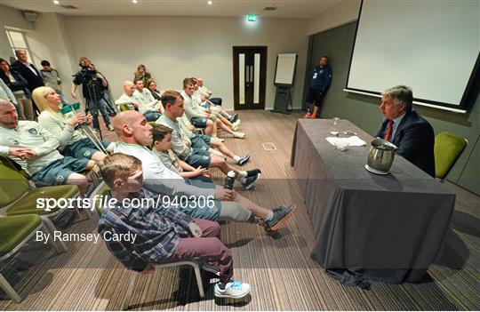Irish Amputee Team Send Off to the 2014 World Cup in Mexico