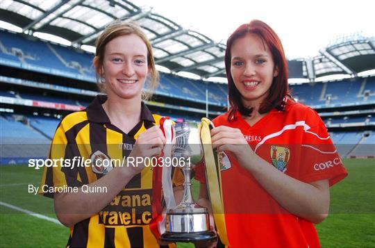 Camogie Under 16A and Under 16B All-Ireland C'ship Finals Photocall