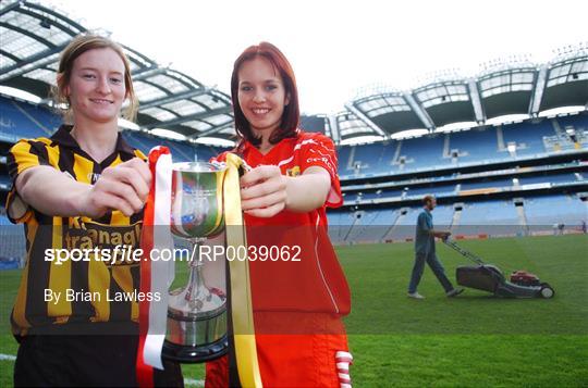 Camogie Under 16A and Under 16B All-Ireland C'ship Finals Photocall