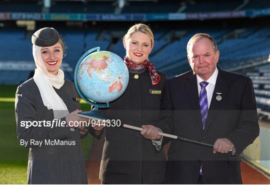 Launch of the GAA World Games sponsored by Etihad Airways