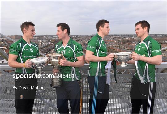 Launch of the 2015 Bord na Mona Leinster GAA O’Byrne, Walsh and Kehoe Cup Competitions