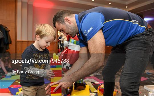 Children’s Charities Christmas Surprise from Leinster Rugby Heroes at Conrad Hotel