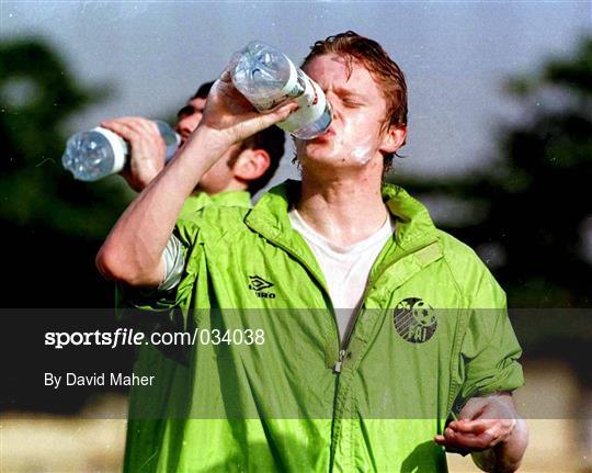Republic of Ireland U20 Squad Training Republic of Ireland U20 Squad Training