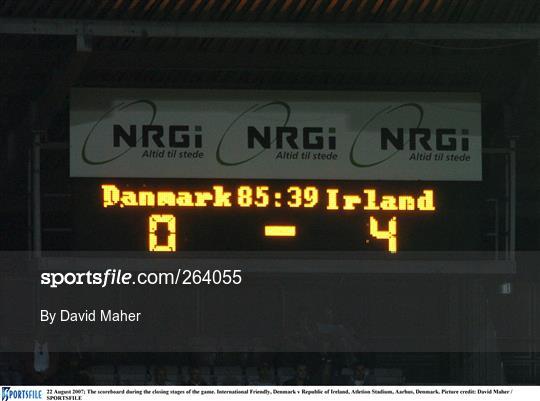 Denmark v Republic of Ireland - Friendly 22 August 2007