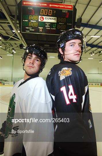 Sportsfile - Irish Ice Hockey League Launch Photos