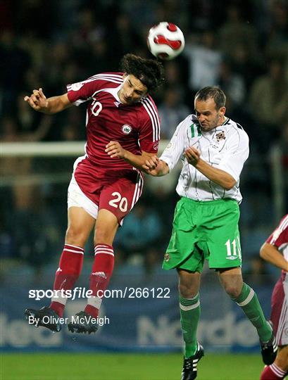 Latvia v Northern Ireland - 2008 European Championship Qualifier