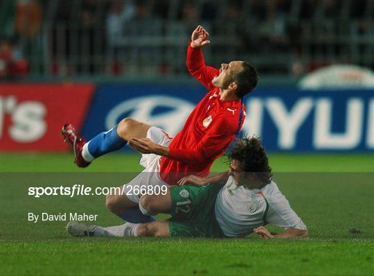 Czech Republic v Republic of Ireland - 2008 European Championship Qualifier Czech Republic v Republic of Ireland - 2008 European Championship Qualifier