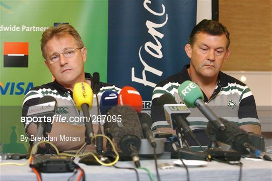 Ireland Rugby Squad Press Conference - Sunday 16th