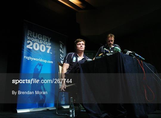 Ireland Rugby Squad Press Conference - Thursday 20th