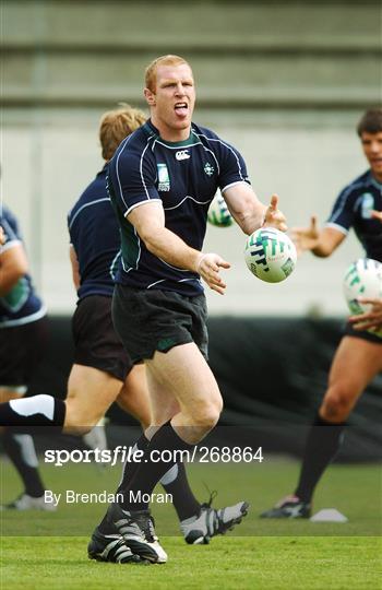 Ireland Rugby World Cup Squad Training - Thursday 27th