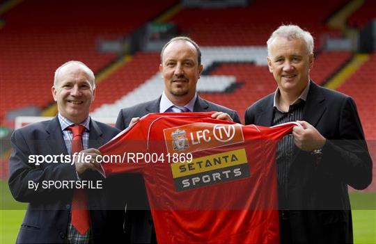 Liverpool FC TV Channel Now Available Exclusively in Setanta Sports Pack