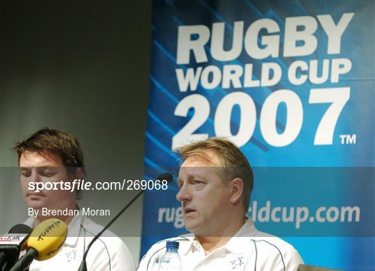 Ireland Rugby Squad Press Conference - Saturday 29th